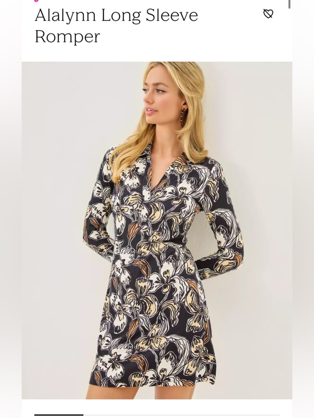 NWT Lilly Pulitzer Alalynn Romper